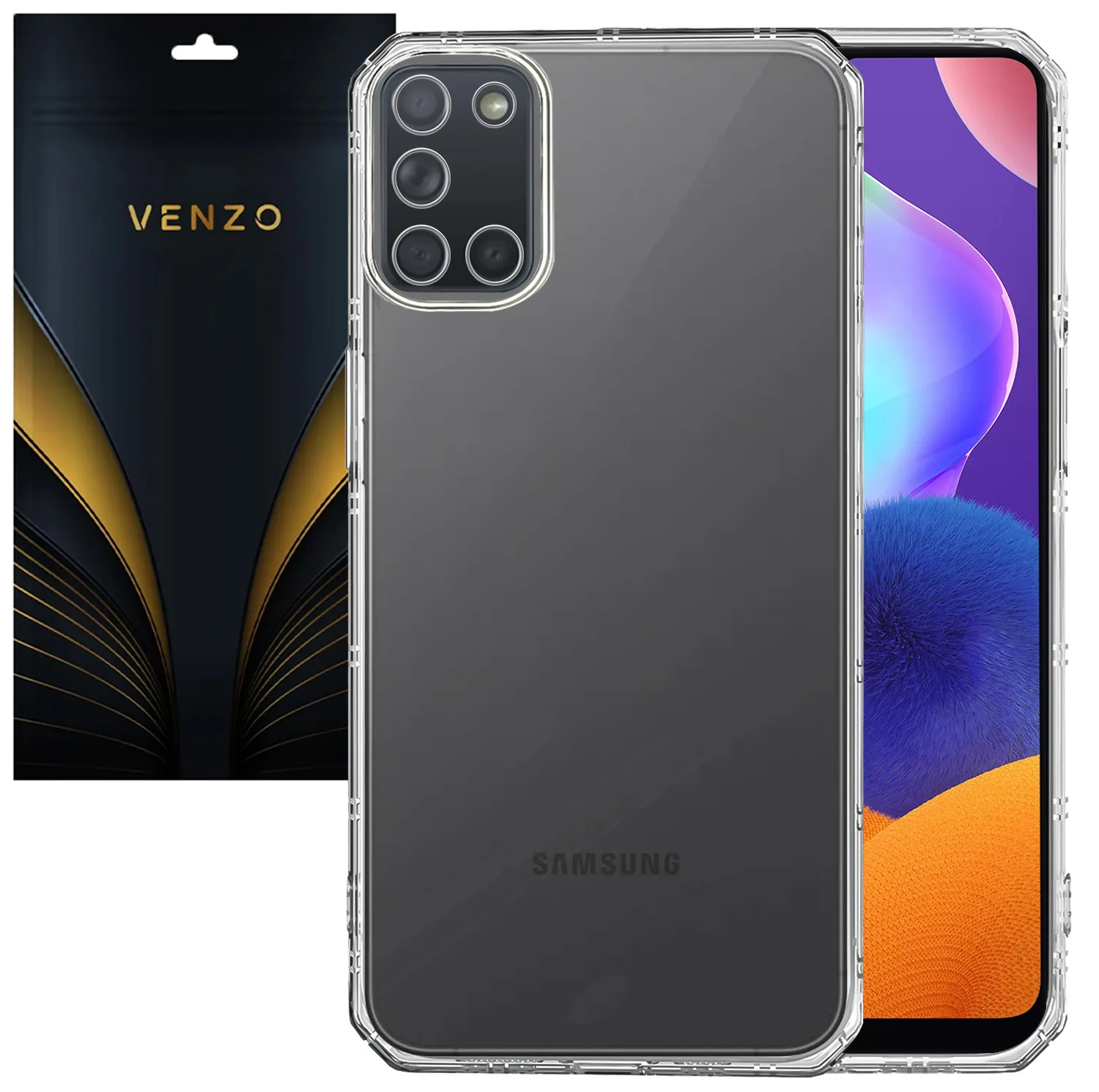 کاور ونزو مدل Crystal مناسب برای گوشی موبایل سامسونگ Galaxy A31