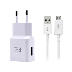 شارژر دیواری مدل TA-TB202 به همراه کابل تبدیل microUSB