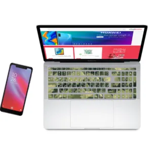 برچسب حروف فارسی کیبورد کد CH-02