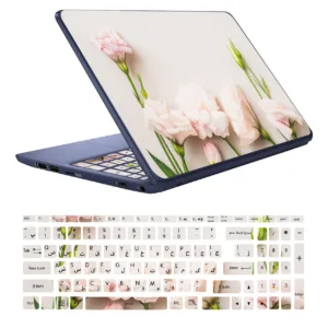 استیکر لپ تاپ کد D01 به همراه برچسب حروف فارسی کیبورد