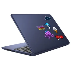 استیکر لپ تاپ کد T-KH01 مجموعه 6 عددی