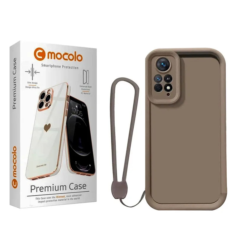 کاور موکولو مدل Silicone Puffer Apple Strap مناسب برای گوشی موبایل شیائومی Redmi Note 11 Pro 4G به همراه بند آویز