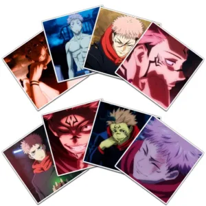 استیکر و برچسب گوفی مدل ایتادوری انیمه جوجوتسو کایسن Jujutsu Kaisen Anime کد K19 مجموعه 8 عددی