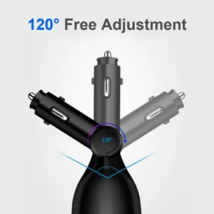 شارژر فندکی 120 وات 4 پورت مدل AGK_C301