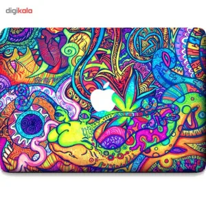 برچسب تزئینی ونسونی مدل W33D Mix مناسب برای مک بوک پرو 15 اینچی