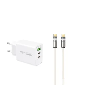 شارژر دیواری 45 وات ریمکس مدل S23 ULTRA به همراه کابل تبدیل USB-C