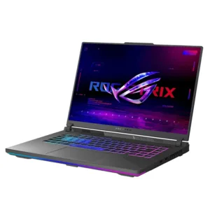 لپ‌تاپ گیمینگ 16 اینچی ایسوس مدل ROG STRIX G16 G614PP با پردازنده Ryzen 9-8940HX، کارت گرافیک GeForce RTX 5070 8GB، رم 16 گیگابایت DDR5 با فرکانس 5200 مگاهرتز، حافظه SSD با ظرفیت 1 ترابایت، نمایشگر WUXGA با نرخ نوسازی 165 هرتز، سیستم‌عامل Windows 11