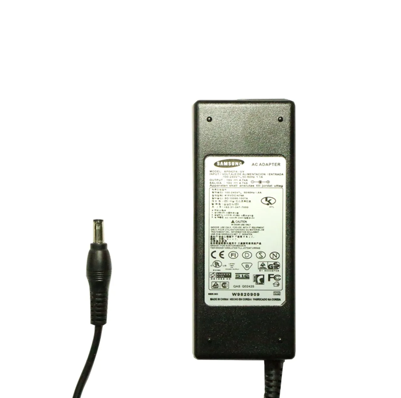 شارژر لپ تاپ 19 ولت 4.74 آمپر مدل A04214-UV همراه با کابل برق