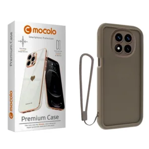 کاور موکولو مدل Silicone Puffer Strap مناسب برای گوشی موبایل شیائومی Redmi Note 14 Pro 4G به همراه بند آویز