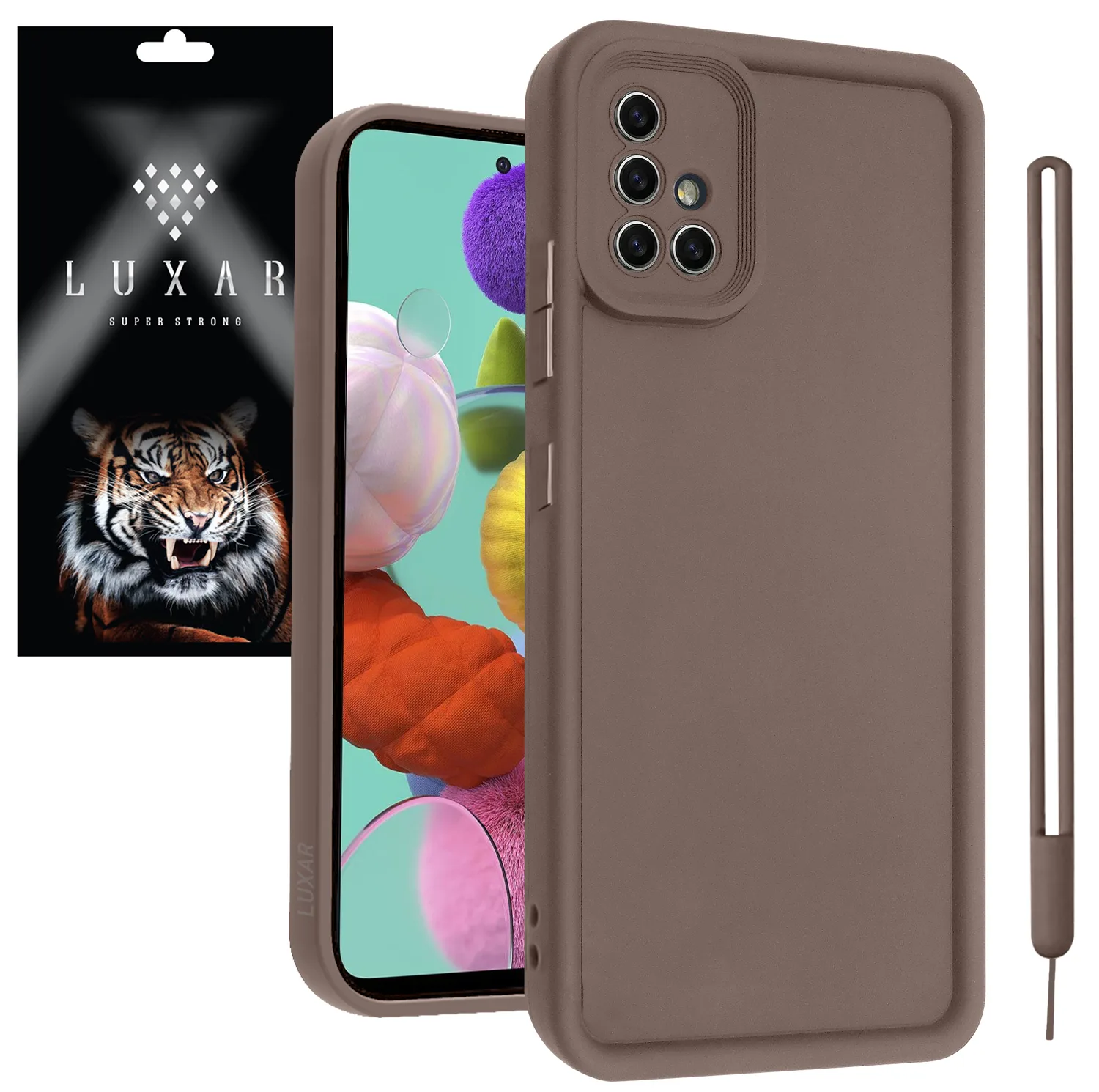 کاور لوکسار مدل a51 -Puffer band مناسب برای گوشی موبایل سامسونگ Galaxy A51 / M40S به همراه بند