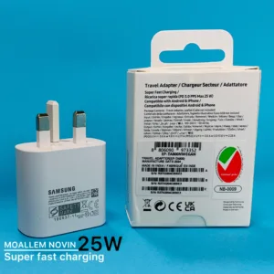 شارژر دیواری 25 وات معلم نوین مدل Galaxy A54