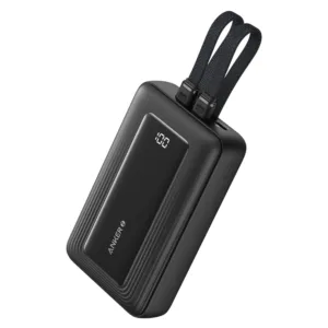 پاوربانک انکر مدل A1681 ظرفیت 20000 میلی آمپر ساعت به همراه کابل لایتنیگ و کابل USB Type-C