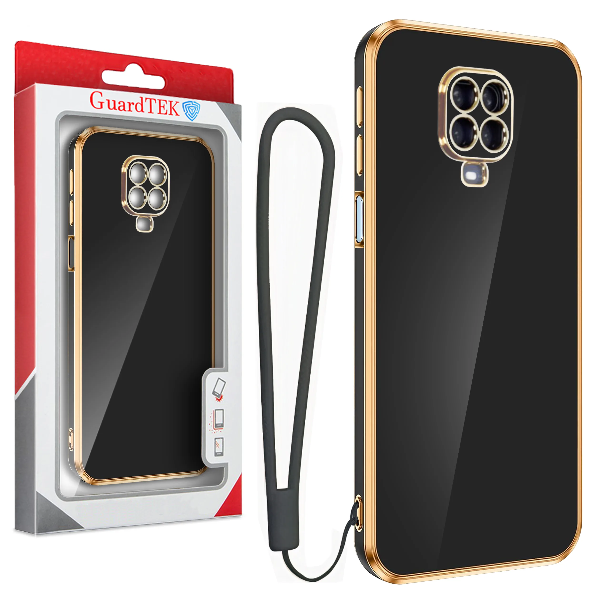 کاور گاردتک مدل Myca2 Strap مناسب برای گوشی موبایل موبایل شیائومی Redmi Note 9s / Note 9 pro به همراه بند