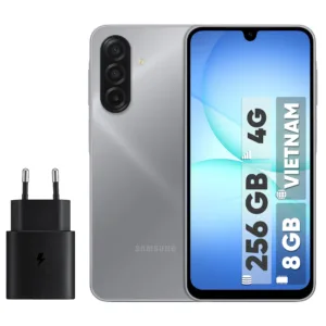 گوشی موبایل سامسونگ مدل Galaxy A17 4G دو سیم کارت ظرفیت 256 گیگابایت و رم 8 گیگابایت - ویتنام - به همراه شارژر 25 وات سامسونگ