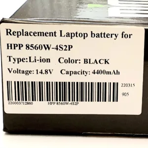 باتری 4 سلولی لپ تاپ مدل VH08 مناسب برای لپ تاپ اچ پی HPP 8560W