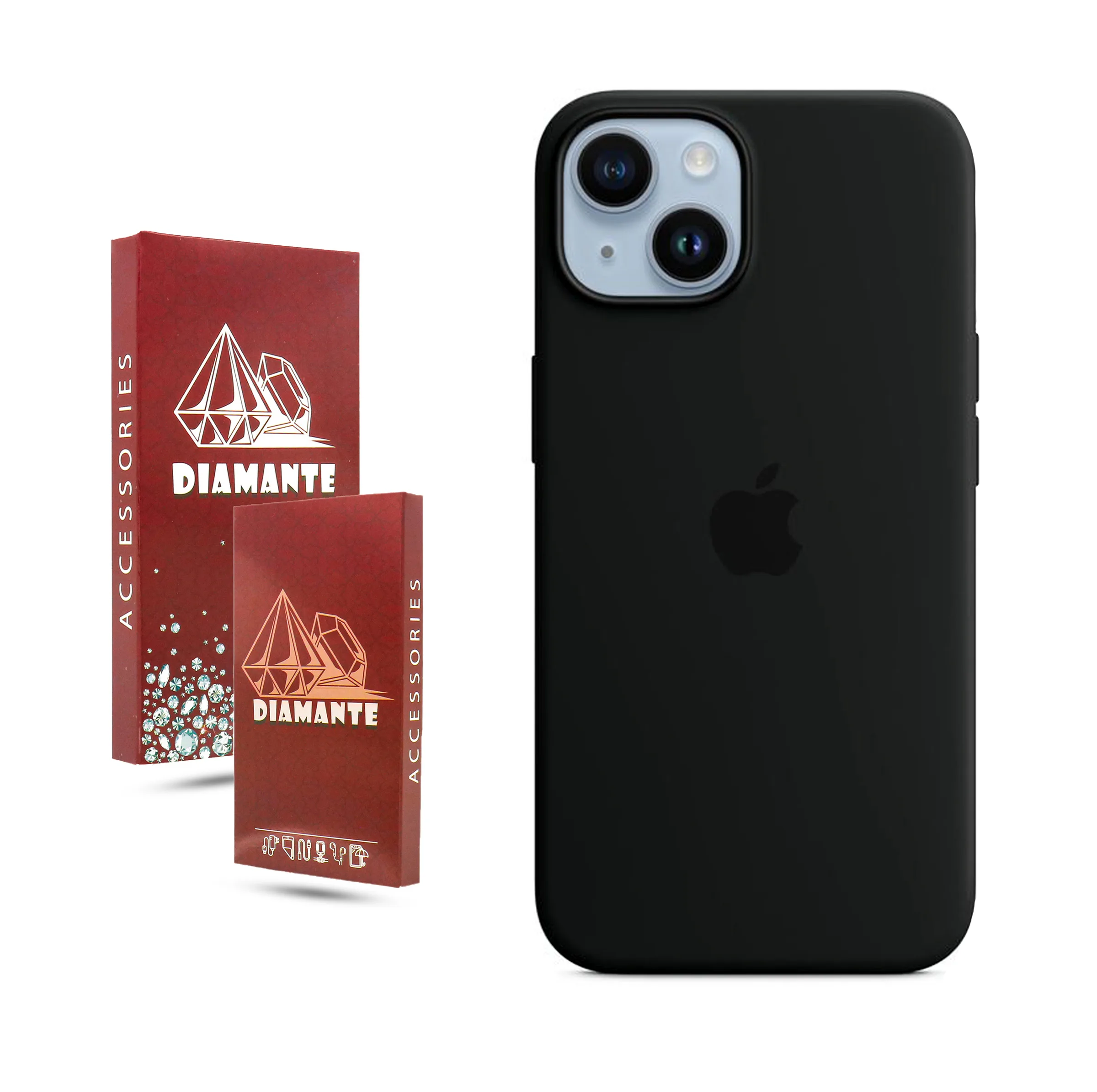 کاور دیامانته مدل ساده مناسب برای گوشی موبایل اپل iPhone 13