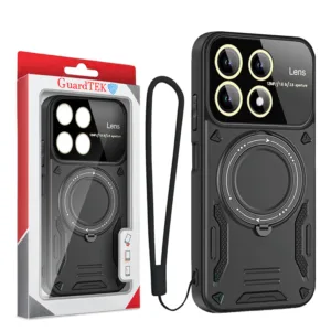 کاور گاردتک مدل Hybrid Armor مناسب برای گوشی موبایل شیائومی Poco X6 Pro همراه با بند آویز
