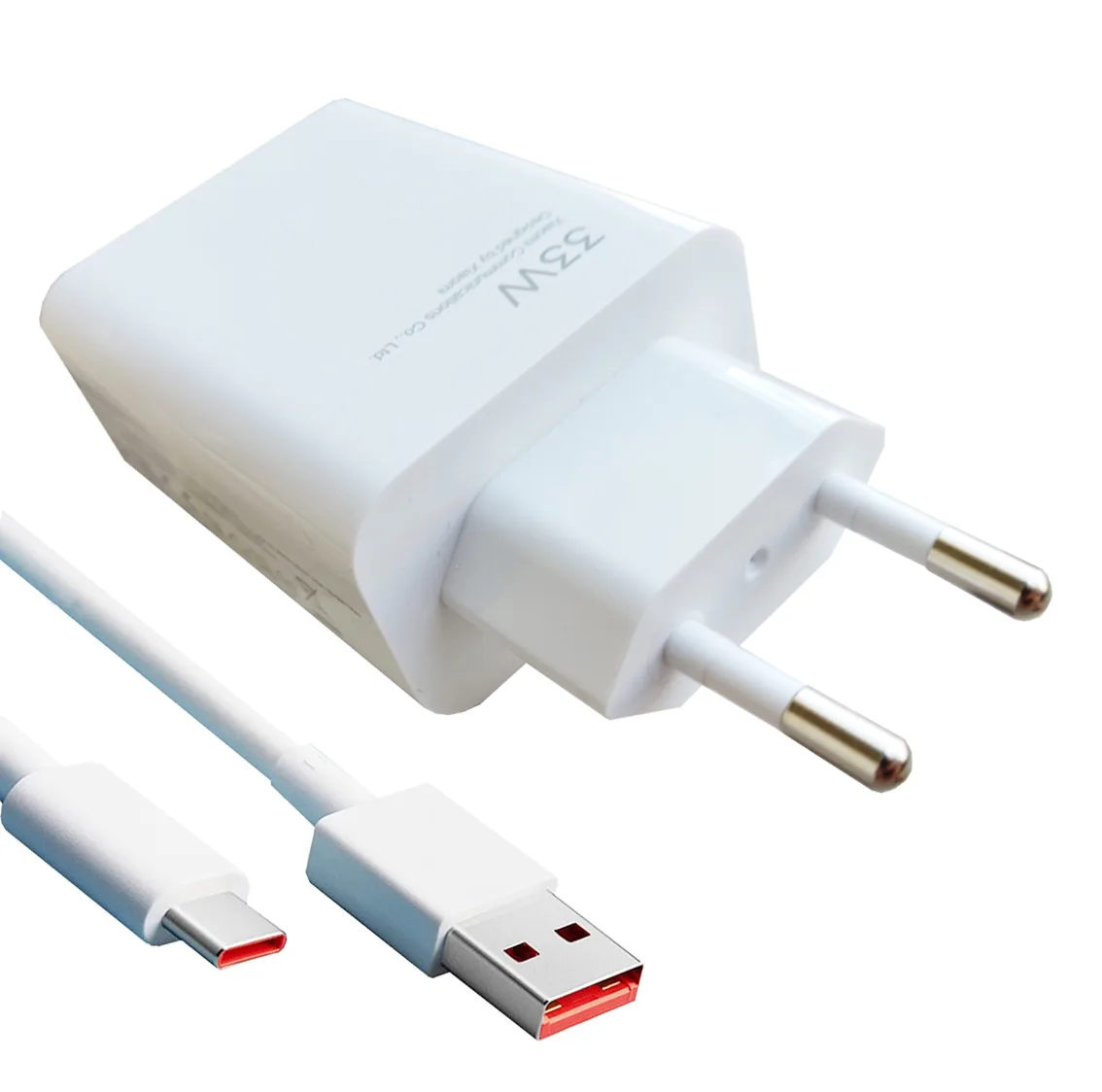 شارژر دیواری شیائومی مدل NOTE 10 PRO (33واتی) به همراه کابل تبدیل USB-C