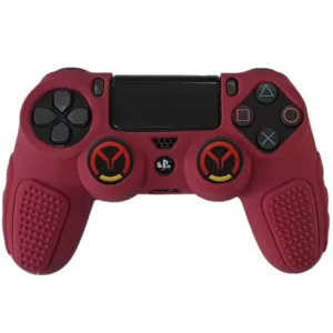 محافظ دسته پلی استیشن ۴ مدل Anti slip PS4419 به همراه روکش آنالوگ