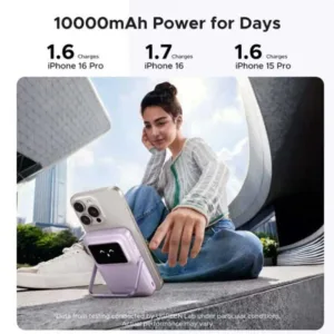 پاوربانک 15 وات یوگرین مدل 45337 ظرفیت 10000 میلی‌آمپرساعت