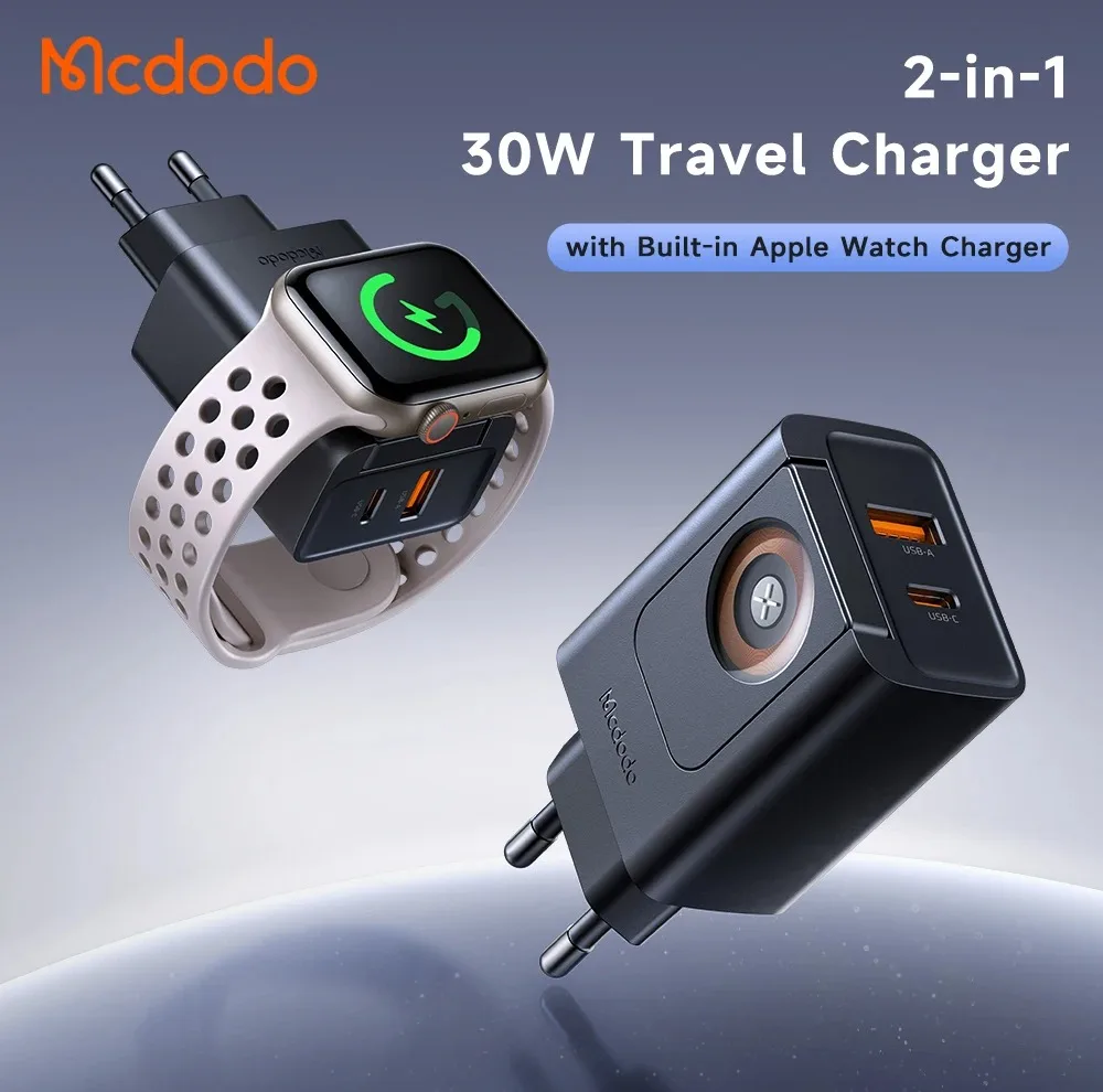 شارژر دیواری 30 وات مک دودو مدل Travel CH-3700