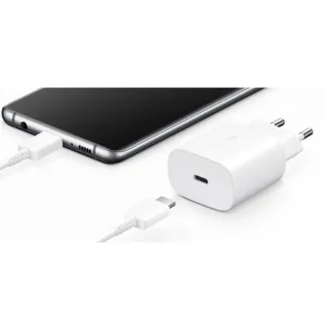 شارژر دیواری سامسونگ مدل EP-TA800 به همراه کابل تبدیل USB-C