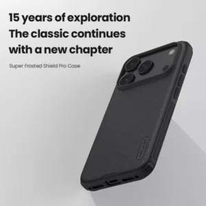 کاور نیلکین مدل Super Frosted Shield Pro مناسب برای گوشی موبایل اپل iPhone 17 Pro Max