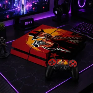 برچسب کنسول بازی پلی استیشن  4 FAT کایمون مدل RED DEAD کد p4f035