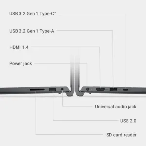 لپ تاپ 15.6 اینچی دل مدل 15 DC15250-Core 3 100U-8GB DDR4 2666MHz-512GB SSD-IPS 120Hz