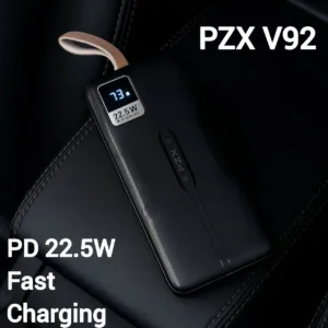 پاوربانک پی زد ایکس مدل V92 Fast Charge PD 22.5W ظرفیت 30000 میلی آمپر ساعت