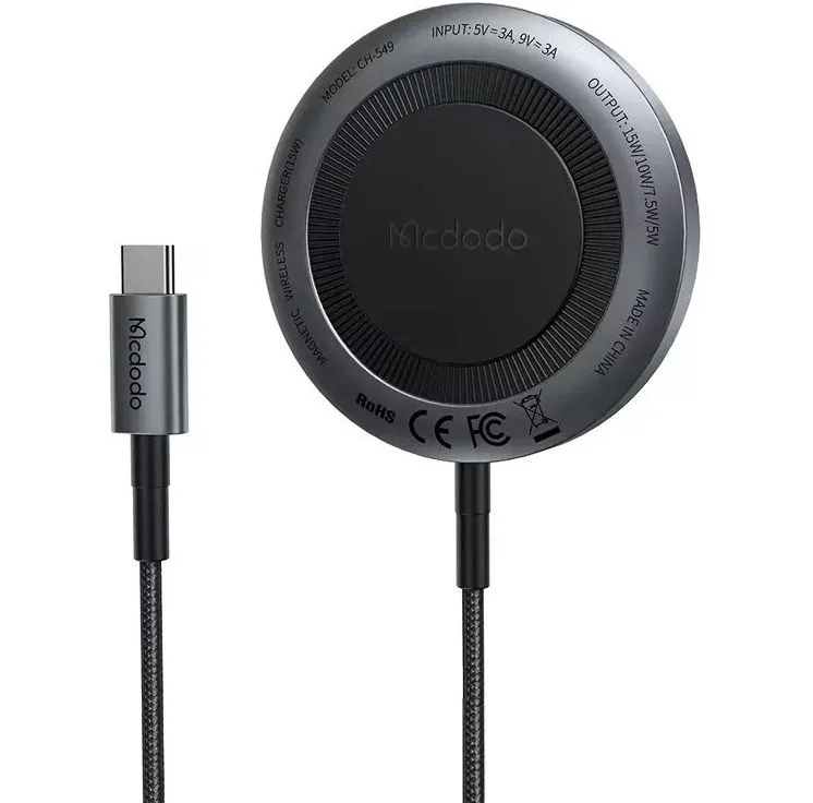 شارژر بی سیم 15وات مک دودو مدل CH-5490