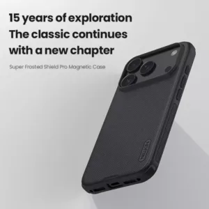 کاور نیلکین مدل Super Frosted Shield Pro Magnetic مناسب برای گوشی موبایل اپل iPhone 17 Pro