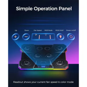 پایه خنک کننده لپ تاپ مدل RGB-A21