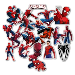 استیکر لپ تاپ و گوشی مدل مرد عنکبوتی طرح spiderman returns مجموعه 19 عددی