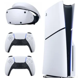 کنسول بازی سونی مدل PlayStation 5 Slim ظرفیت 1 ترابایت ریجن 2016A اروپا به همراه دسته اضافی و هدست VR2