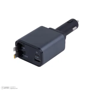 شارژر فندکی 30 وات دو پورت گرین لاین مدل GNRCC50WBK