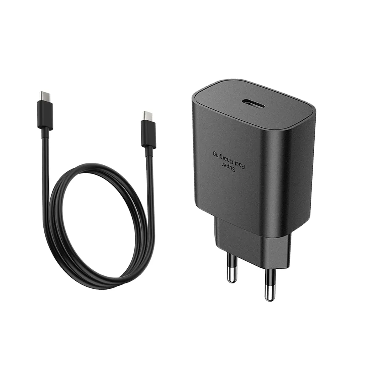 شارژر دیواری 25 وات انستی مدل A55 SUPERFAST EU به همراه کابل تبدیل USB-C
