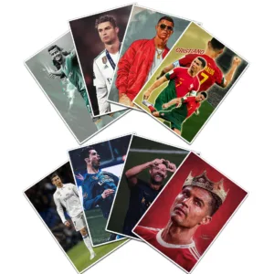 استیکر لپ تاپ و موبایل گوفی مدل کریستیانو رونالدو طرح Cristiano Ronaldo کد CR04 مجموعه 8 عددی