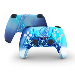 برچسب کنسول و دسته بازی و هدفون PS5 مدل god of war ragnarok مناسب دستگاه دیسک خور
