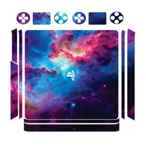 برچسب پلی استیشن ۴ اسلیم مدل space 03 مجموعه 14 عددی