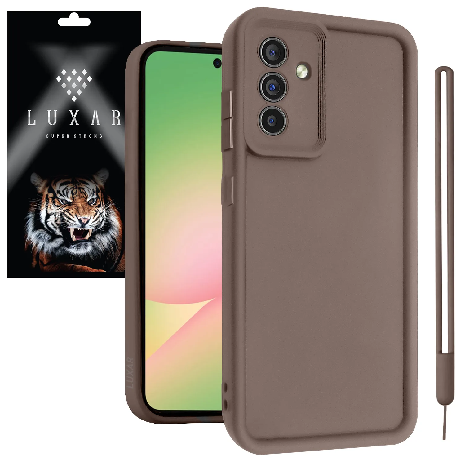 کاور لوکسار مدل a56 -Puffer band مناسب برای گوشی موبایل سامسونگ Galaxy A56 به همراه بند آویز