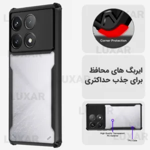 کاور لوکسار مدل x6pro -Vetra مناسب برای گوشی موبایل شیائومی Poco X6 Pro 5G / Redmi K70E 5G