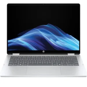 لپ‌تاپ 14 اینچی اچ‌پی مدل OmniBook 5 Flip 14-fp0023dx با پردازنده Core 7-150U، صفحه‌نمایش لمسی IPS با وضوح WUXGA، قابلیت چرخش 360 درجه، رم 16 گیگابایت LPDDR5، حافظه SSD با ظرفیت 512 گیگابایت و قلم همراه