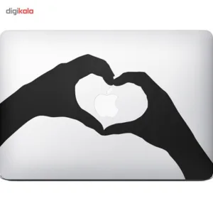 برچسب تزئینی ونسونی مدل iLove مناسب برای مک بوک