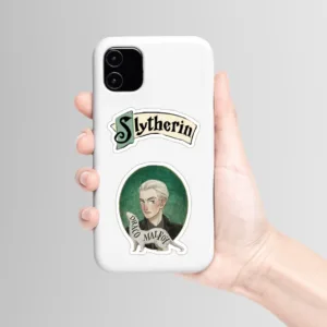 استیکر لپ تاپ و موبایل گوفی طرح هری پاتر مدل slytherin مجموعه 10 عددی