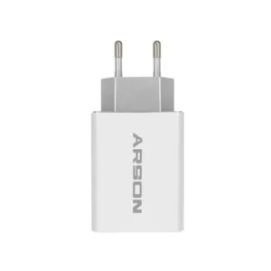 شارژر دیواری 15 وات آرسون مدل AN-W3B همراه کابل USB به لایتنینگ/USB-C/MicroUSB