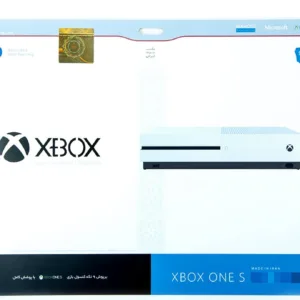 برچسب ماهوت مدلBlack Carbon-fiber Texture مناسب برای کنسول بازی Xbox One S