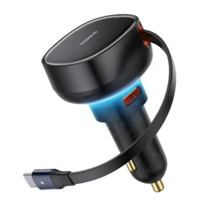 شارژر فندکی 60 وات بیسوس مدل  CCTXP-UC