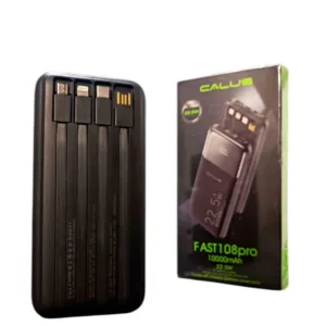 پاوربانک 22.5 وات کالوس مدل fast108 pro ظرفیت 10000 میلی‌آمپرساعت