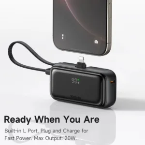 پاوربانک مک دودو مدل MC-7800 ظرفیت 5000 میلیآمپر ساعت به همراه کابل تبدیل USB-C